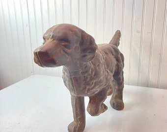 Antique Iron Door Stop Bird Dog Door Stop Cast Iron Dog Retriever Pointer Dog Vintage Iron Dog Metal Dog Etsy Canada