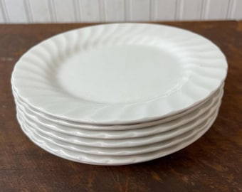 Vintage plates,Johnson brother plate, vintage ironstone plate, ceramic plate, porcelain plate, serving plates, Made in England, white plate,