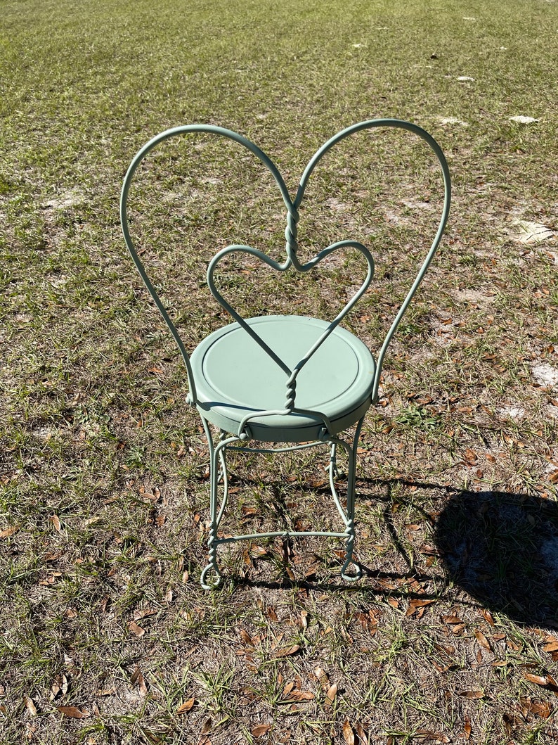 Bistro Set Ice Cream Parlor Table and Chairs Patio Furniture Etsy