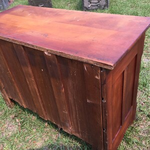 Antique solid wood Dresser, farmhouse furniture, chest of drawers, farmhouse decor, rustic, bedroom decor, solid wood, antique furniture, image 7