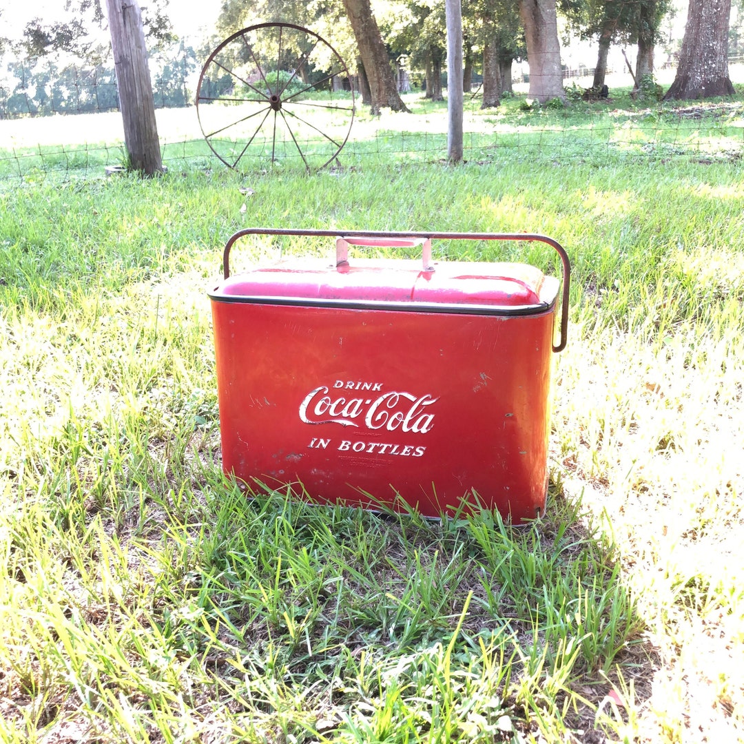 Coke Cooler, Coca Cola, Coke Collectible, Drink Coca Cola in Bottles ...