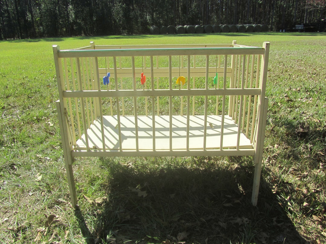 Vintage Doll Bed, Antique Bed, Wood Farmhouse, Wood Furniture, Bedroom