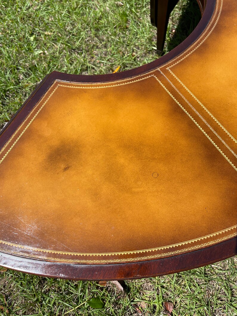 Stickley Coffee Table Leather Top Coffee Table Unique Etsy