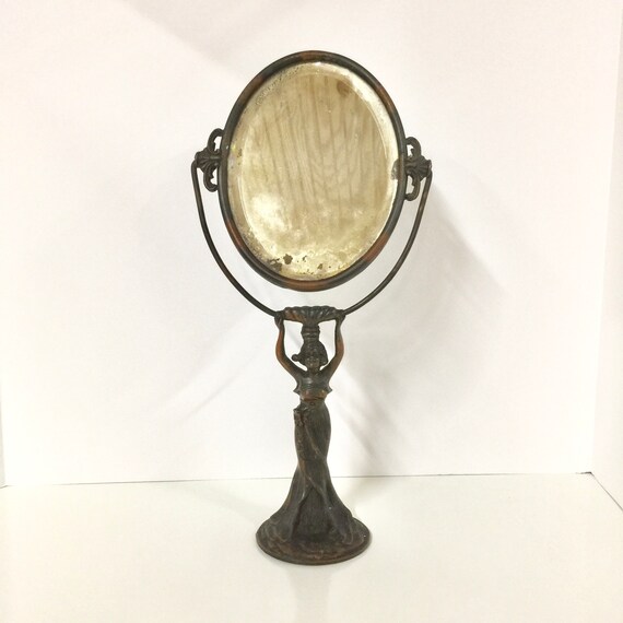 Art Nouveau Vanity Mirror Ornate Vanity Mirror Bedroom Etsy