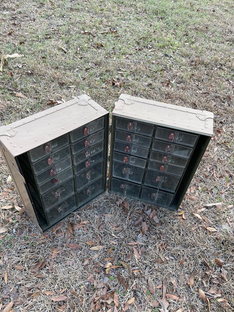 Military Boot Box Military Multi Drawer Trunk, Military Field Box, Military Trunk ...