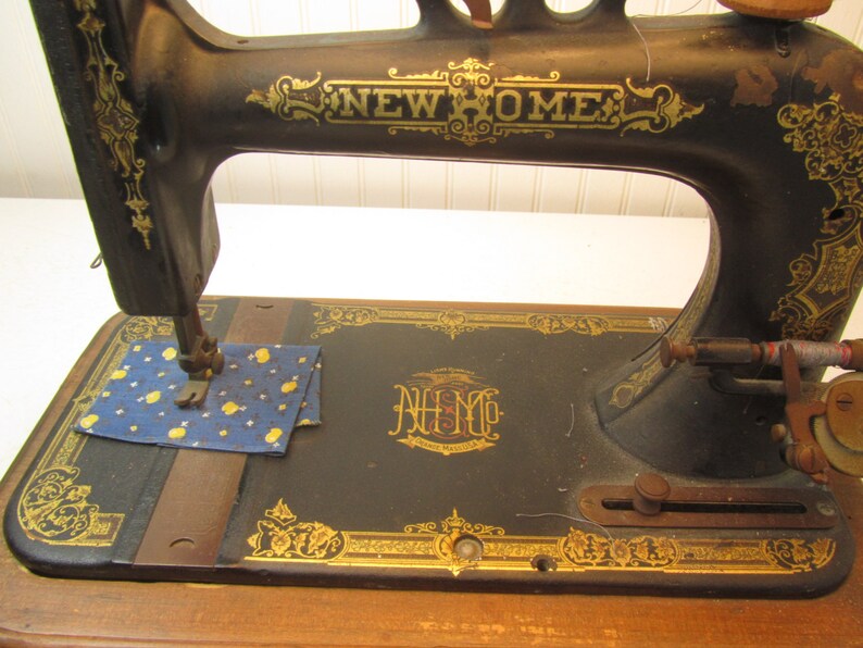 Sewing Machine Lamp Vintage Lamp Table Lamp New Home Sewing Etsy