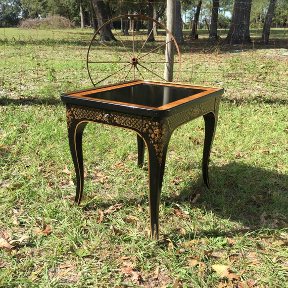 Vintage Drexel Table, Ornate Side Table, Vintage Furniture, Wood