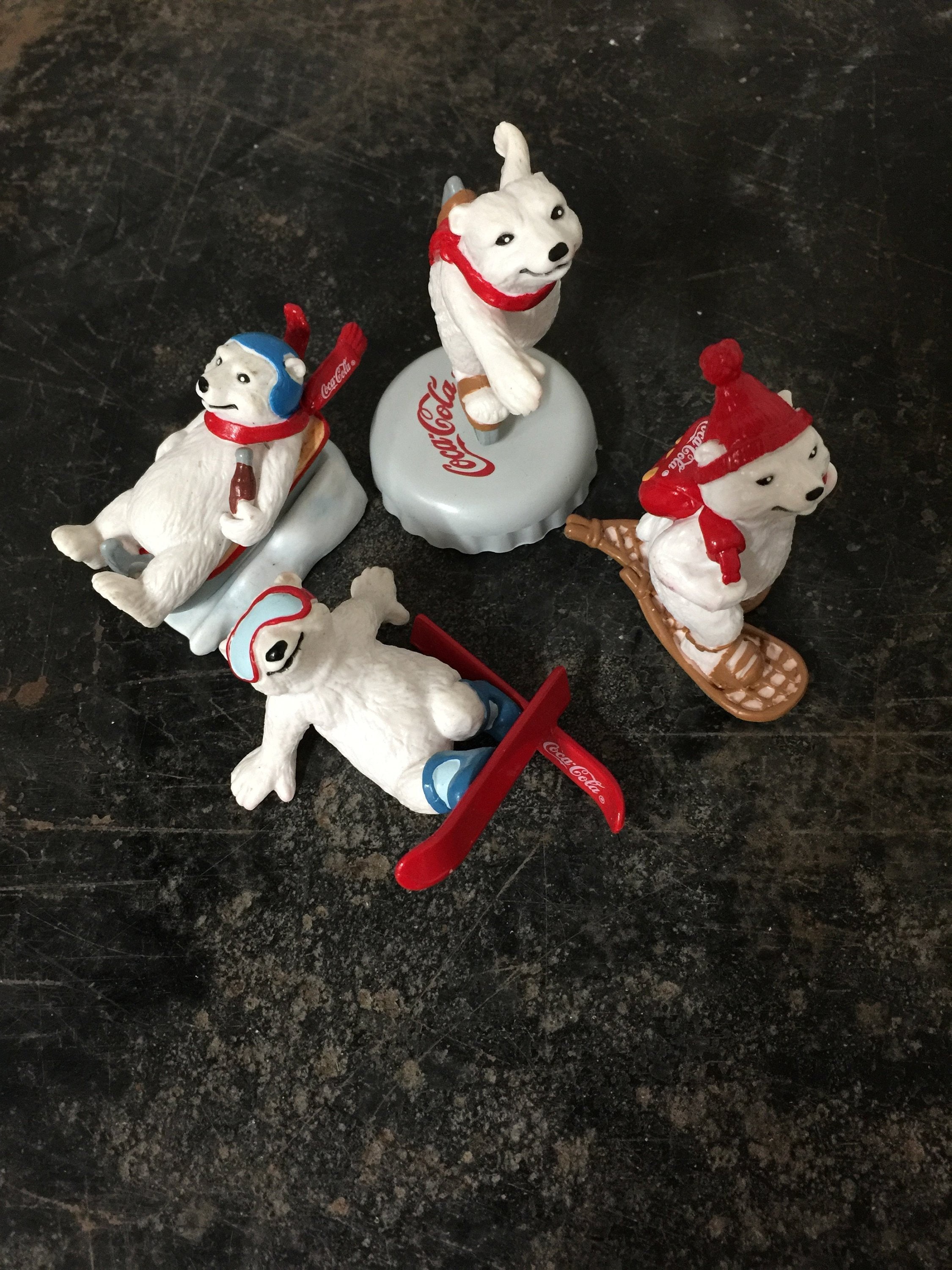コカコーラ ベアー チャーム 小熊 Vintage 1993 Coca Cola Plush Polar Bear Ornament W Christmas