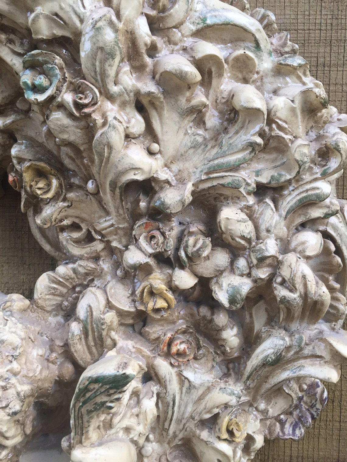 Vintage large Fiberglass wall sculpture nordic French decor Etsy