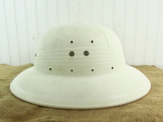 Vintage Pith Helmet, Safari Hat, Mens Hat, Hat, 1950s Fashion, Sun