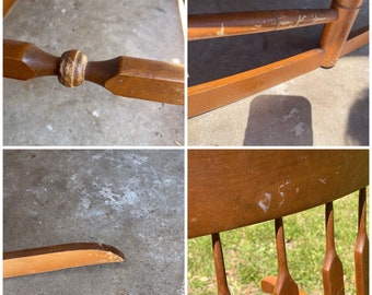 Broken Rocking Antique Rocking Chair Repair Nichols And Stone