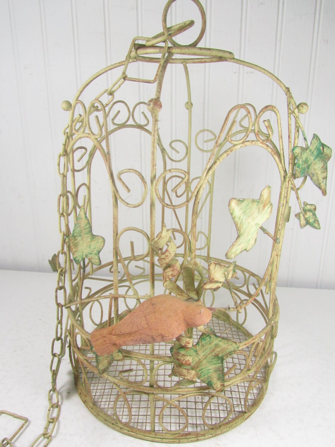 Vintage Birdcage , Metal Birdcage, Wedding Decor, Decorative Bird Cage ...