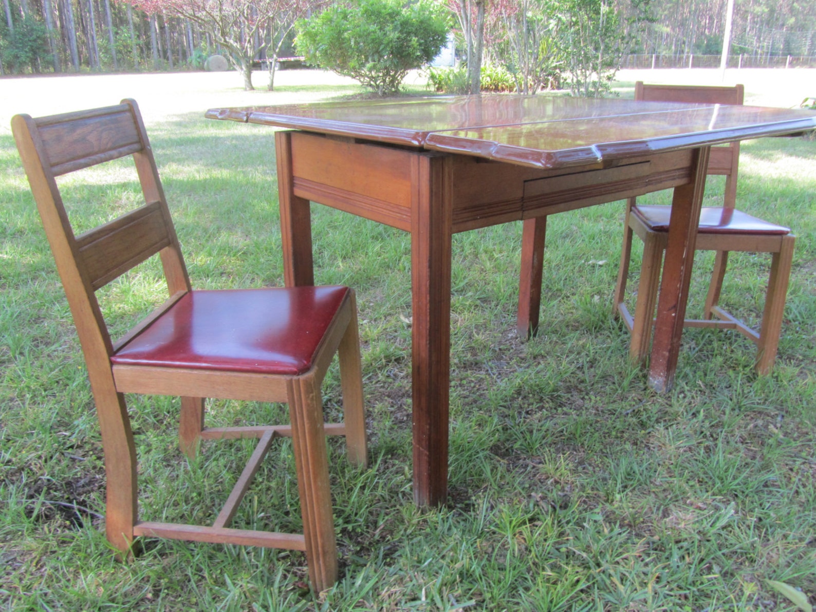 RESERVED Vintage Enamel Top Table Enamel Table 1940s kitchen Etsy