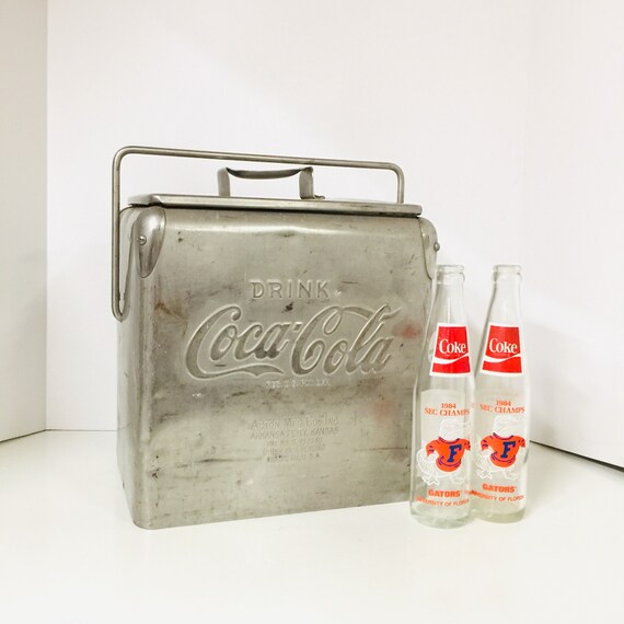 Coke Cooler Cocacola Coke Collectible Stainless Steel Cooler