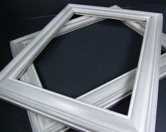 wood frames, picture frame, shabby chic frame, wedding frame, photo, painted frame, beach decor, gray, empty picture frames