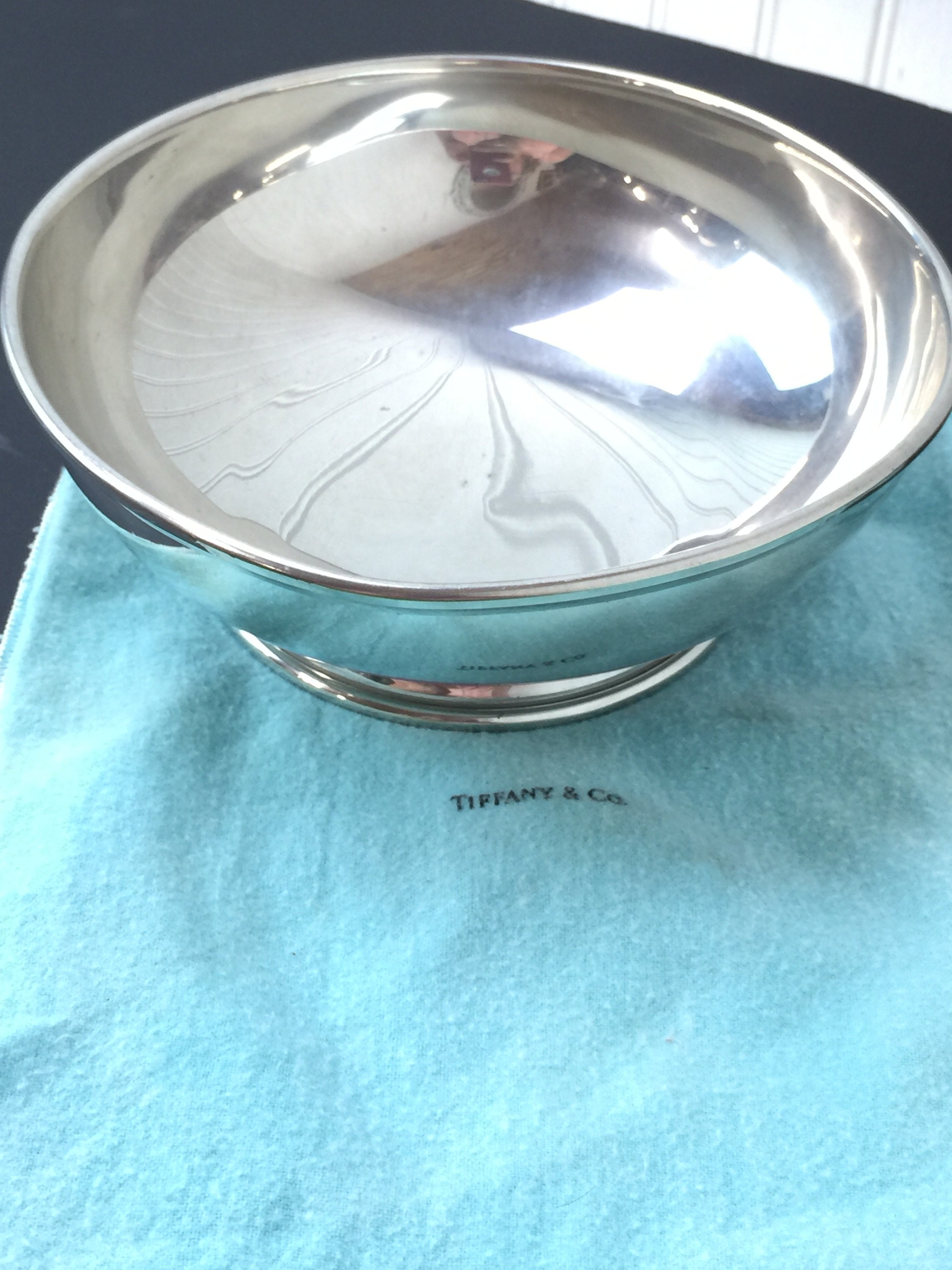 TIFFANY PEWTER BOWL, Tiffany and Company Vintage Bowl, Retro
