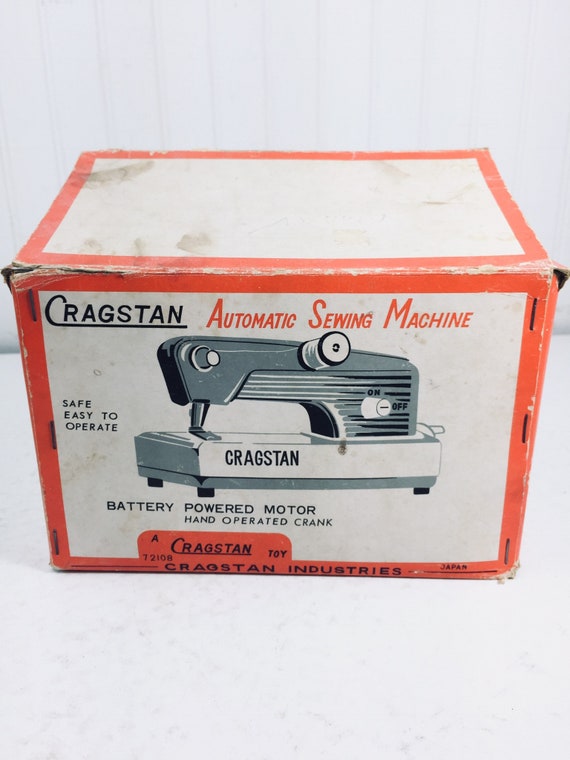 Toy Sewing Machine, Cragstan Automatic Sewing Machine, Made