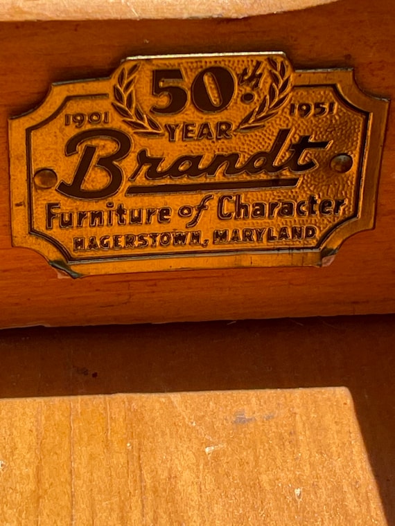 Vintage Drop Leaf Table Brandt Furniture Small Table Wood