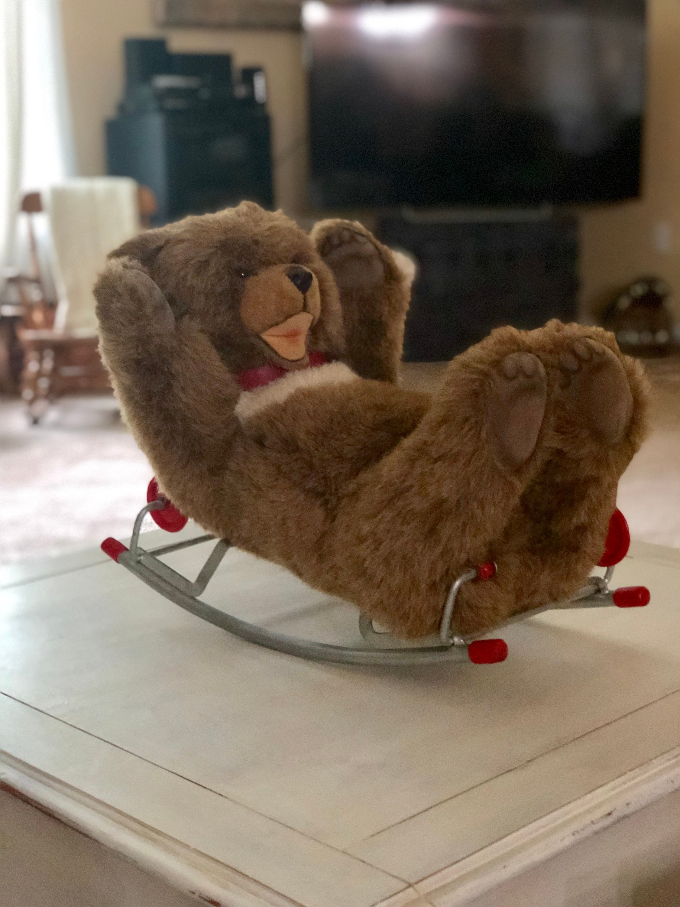 Steiff Urs Riding Stuffed Teddy Bear Rocker - Bergdorf Goodman