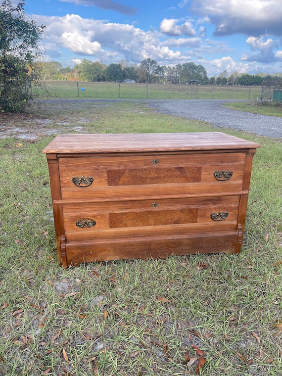 Antique blanket chest outlet with drawers
