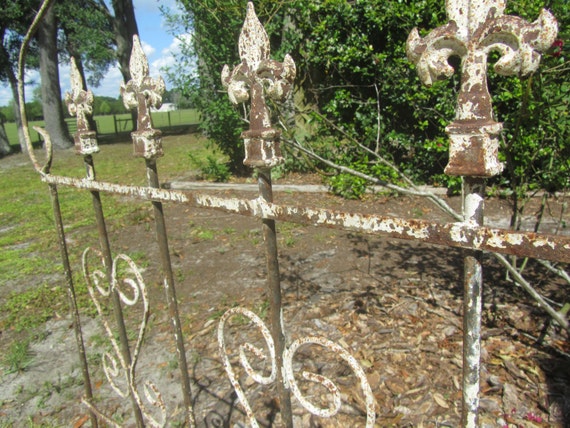 Antique Iron Gateiron Art Yard Art Rustic Decor Garden Etsy