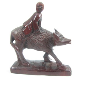 Wood animal carving, Hand carved statue, wood man, wild animal, folk art, man figurine, Africa, tribal ,