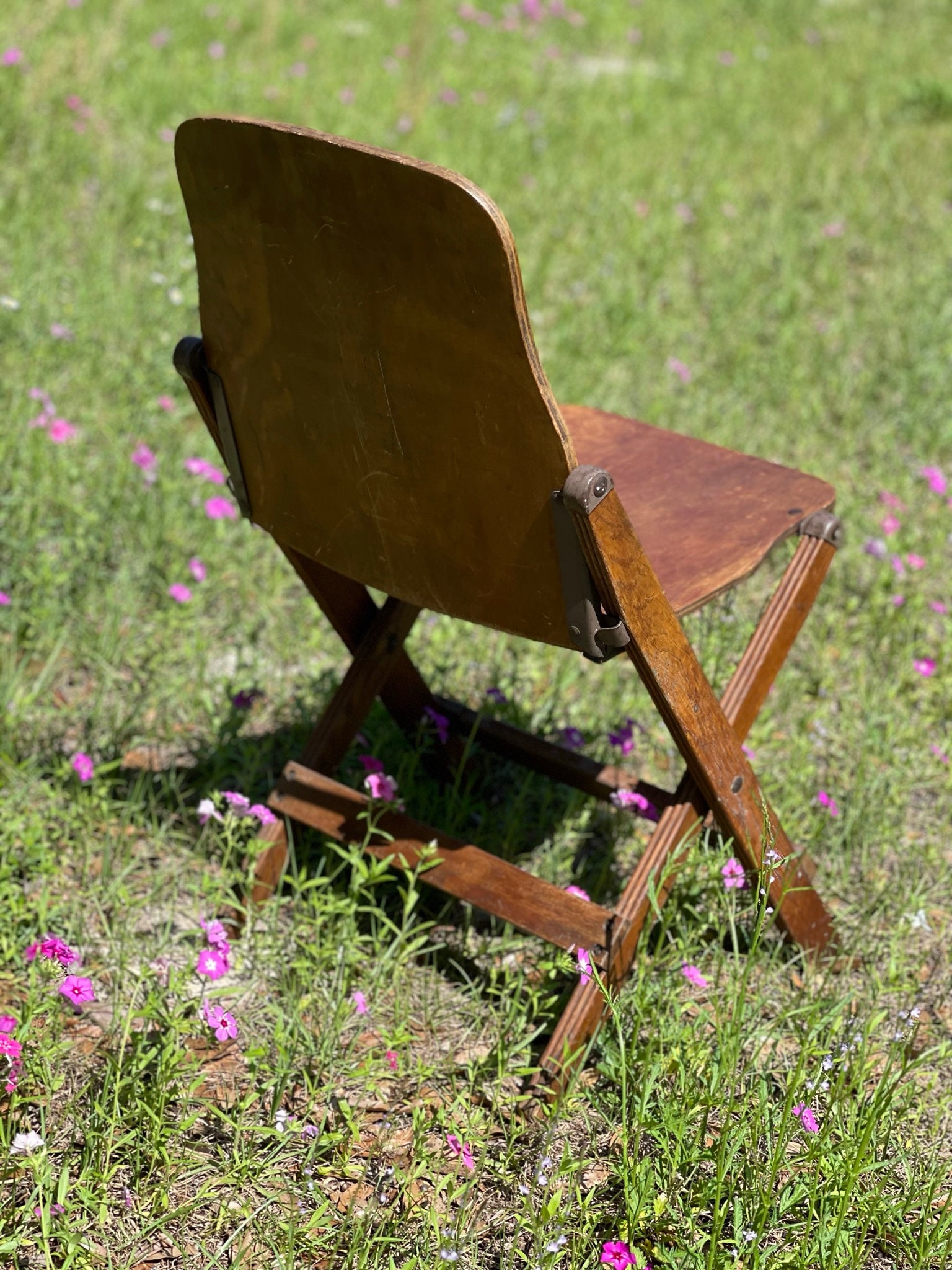 Vintage Folding Chair, American Seating, Grand Rapids Vintage Folding Chair, American Seating, Grand Rapids