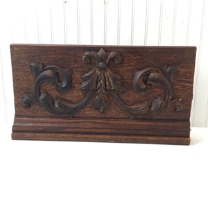 Architectural salvage, Antique wood display, Farmhouse decor, rustic primitive decor, French country decor