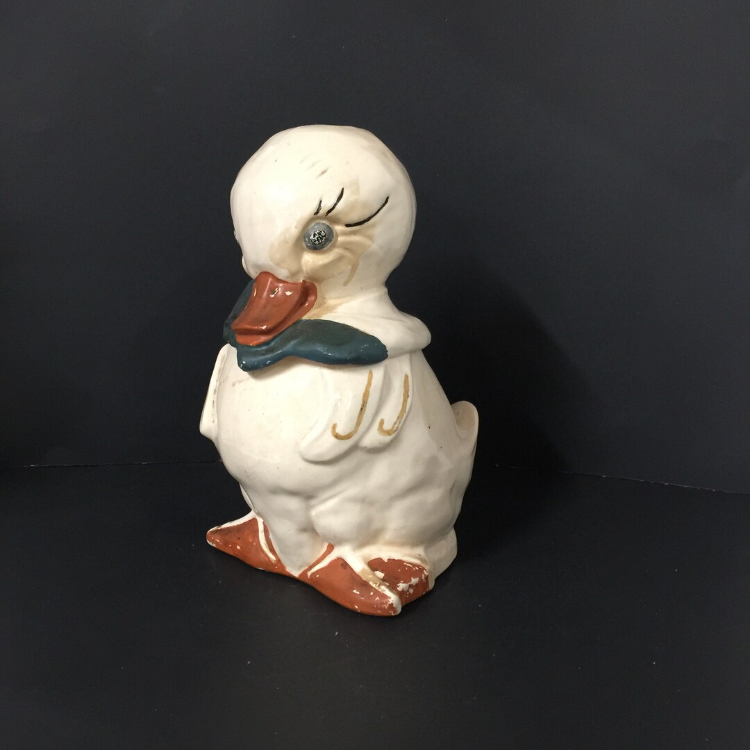 Vintage Cookie Jar, Duck Cookie Jar, Hull Ceramic Cookie Jar, Whimsical