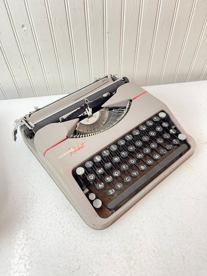Vintage Hermes Rocket Manual Typewriter Studio 44 Mid Etsy