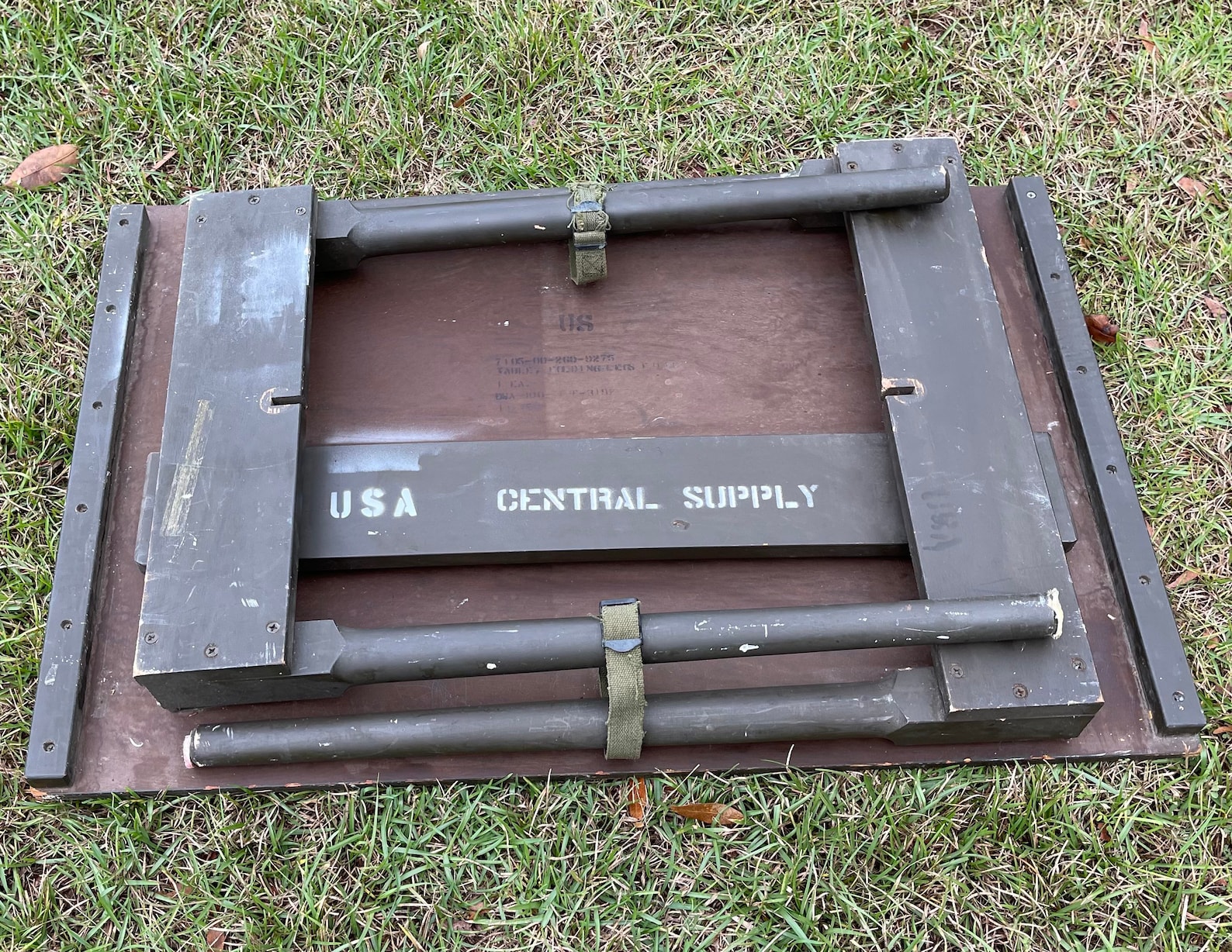 Military Table Folding Military Field Table USA Central Etsy
