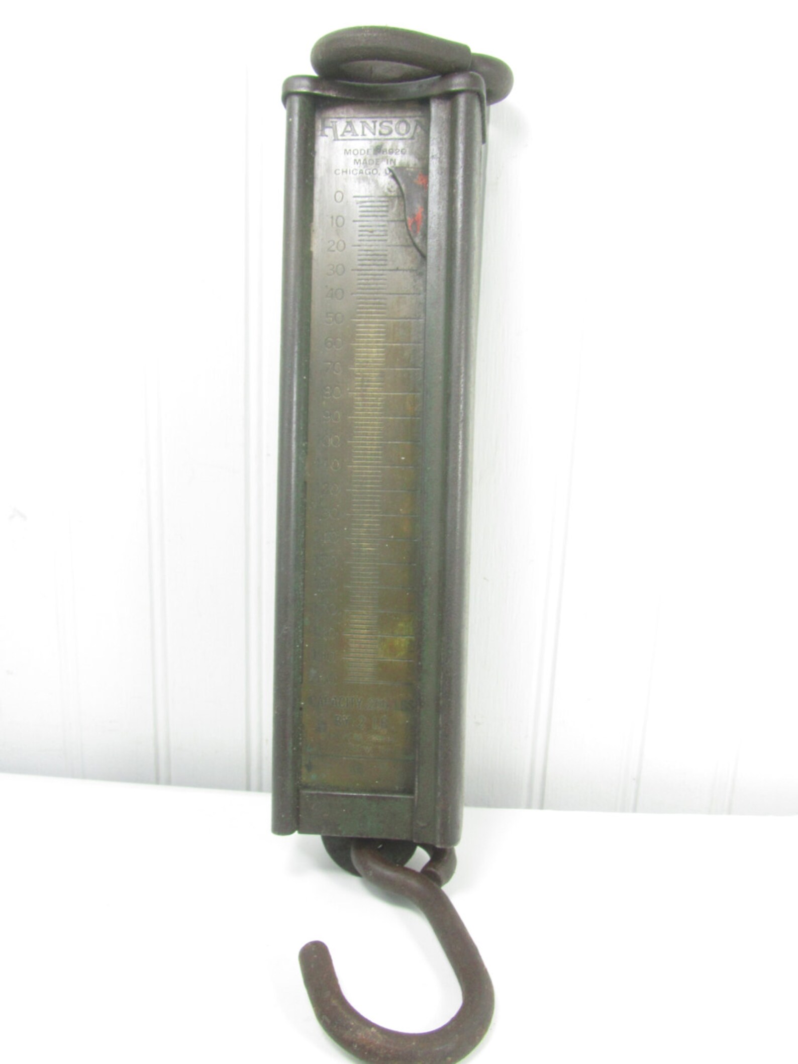 Vintage Scale, Brass Scale, Spring Balance, Hanson Industrial Scale ...