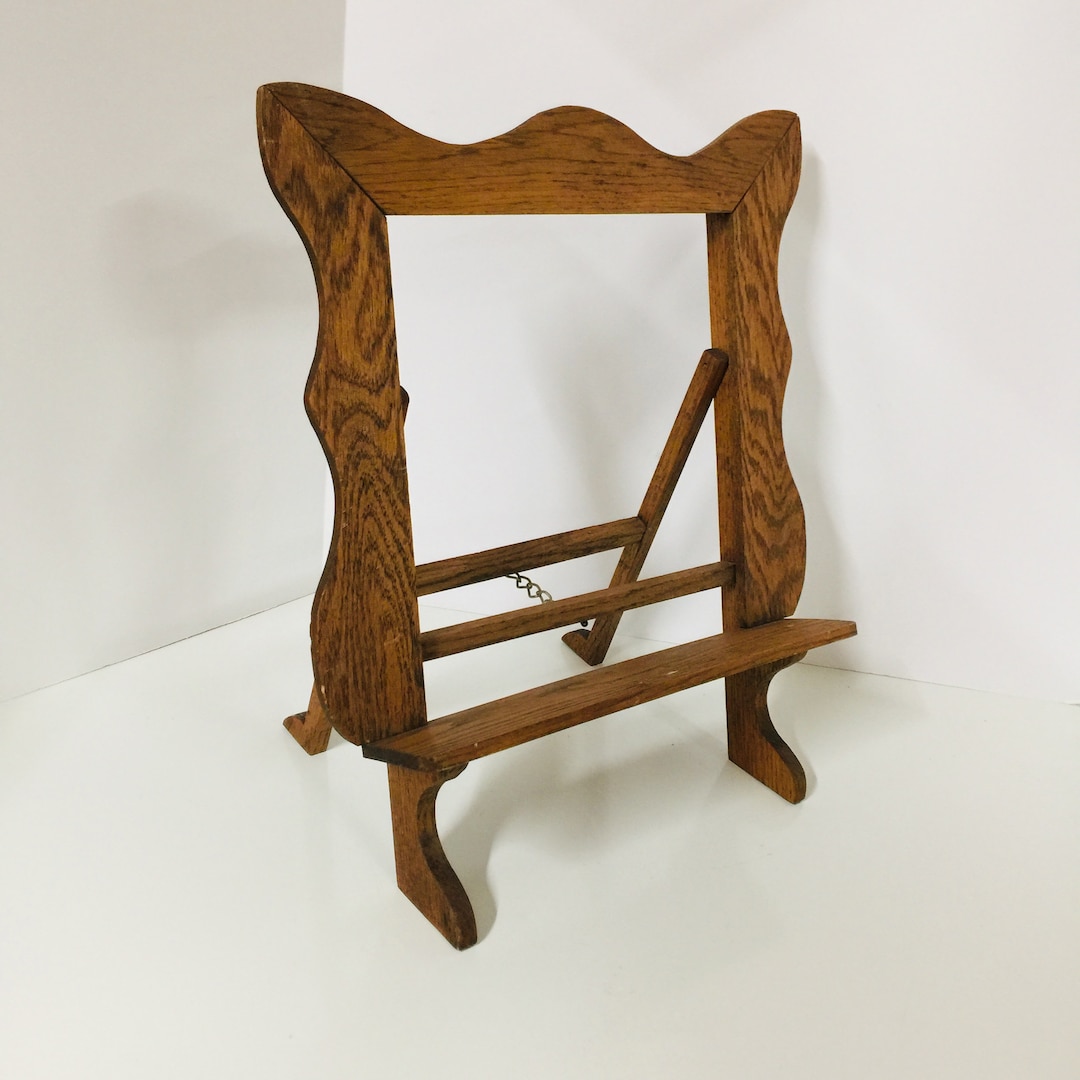Vintage Wood Easel, Antique Style Easel, Wood Easel, Display Stand