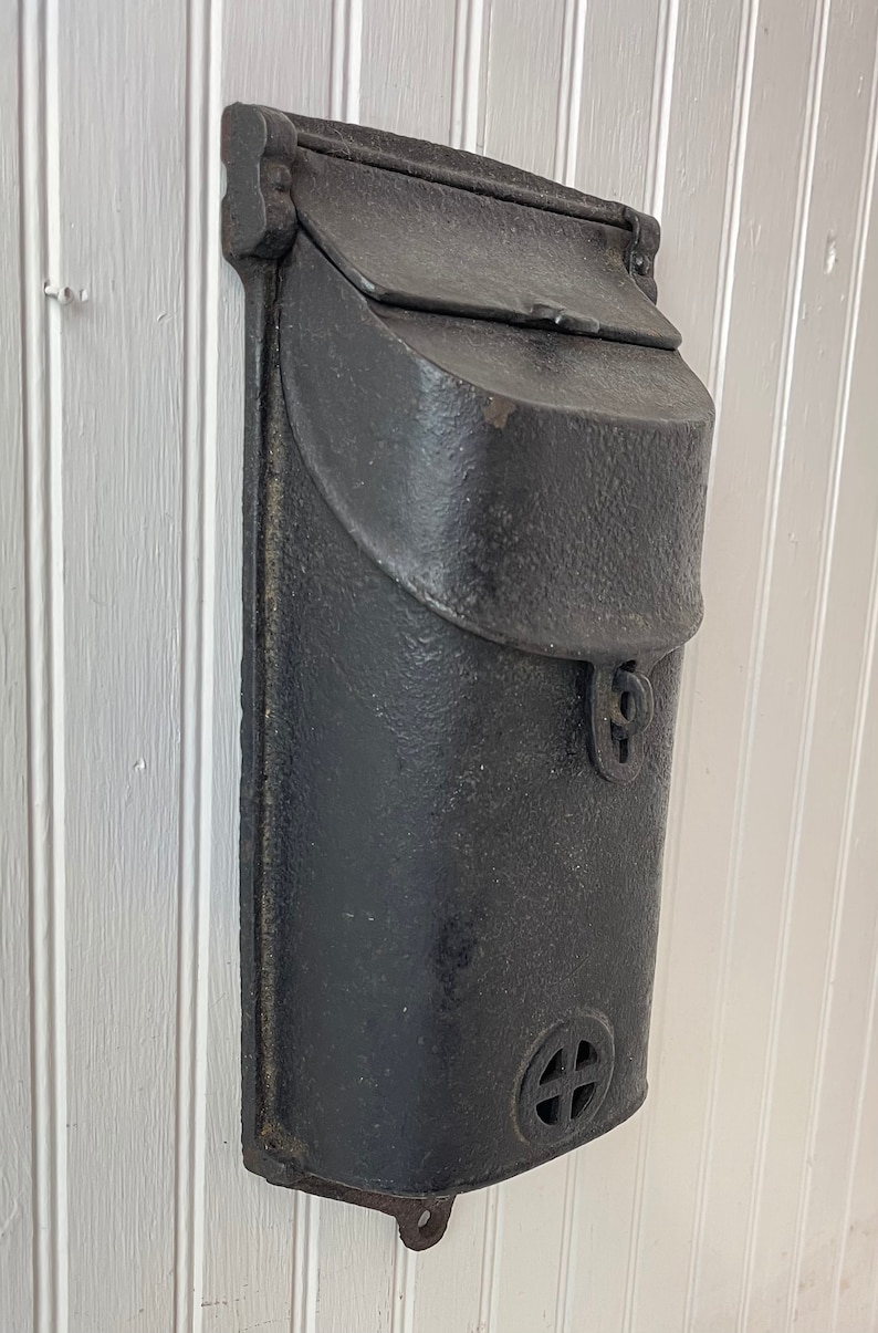 Antique Griswold Cast Iron Mailbox Apartment Mailbox Etsy