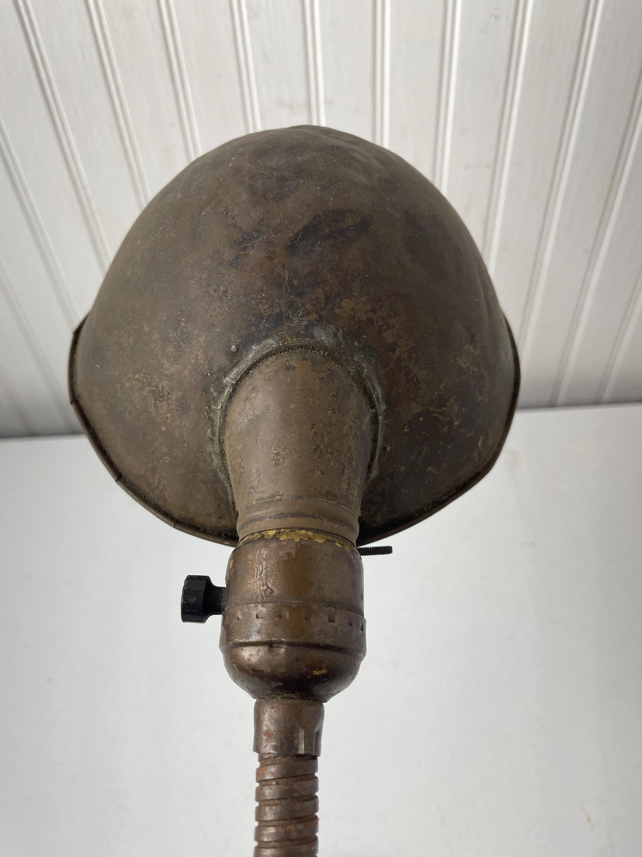 Vintage Desk Lamp, Eagle Lamp, Antique Lamp, Industrial, Iron Lamp