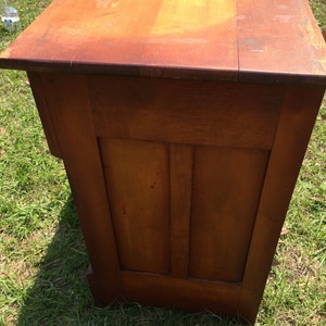 Antique solid wood Dresser, farmhouse furniture, chest of drawers, farmhouse decor, rustic, bedroom decor, solid wood, antique furniture, image 3