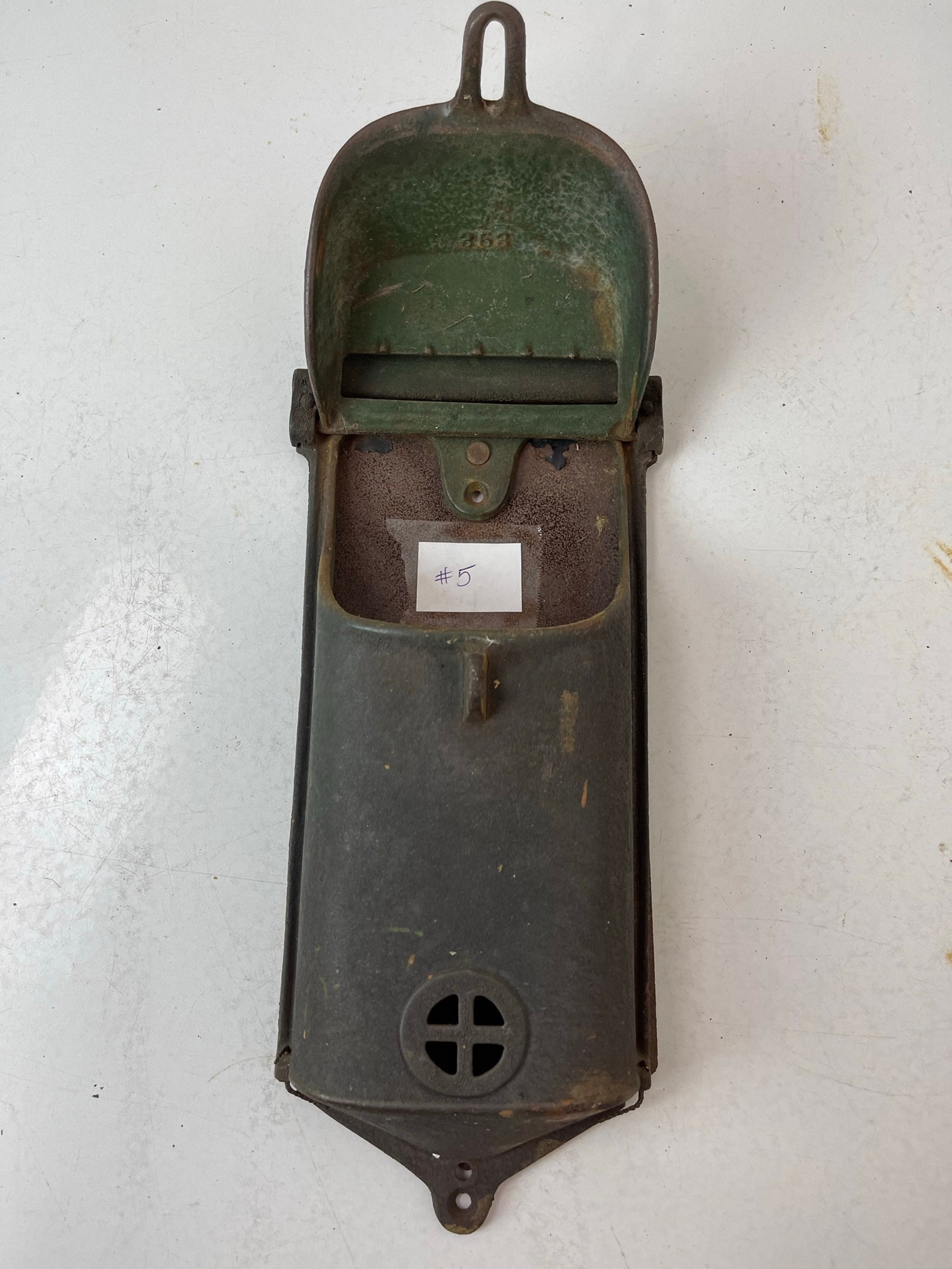 Antique Griswold Cast Iron Mailbox Apartment Mailbox Etsy