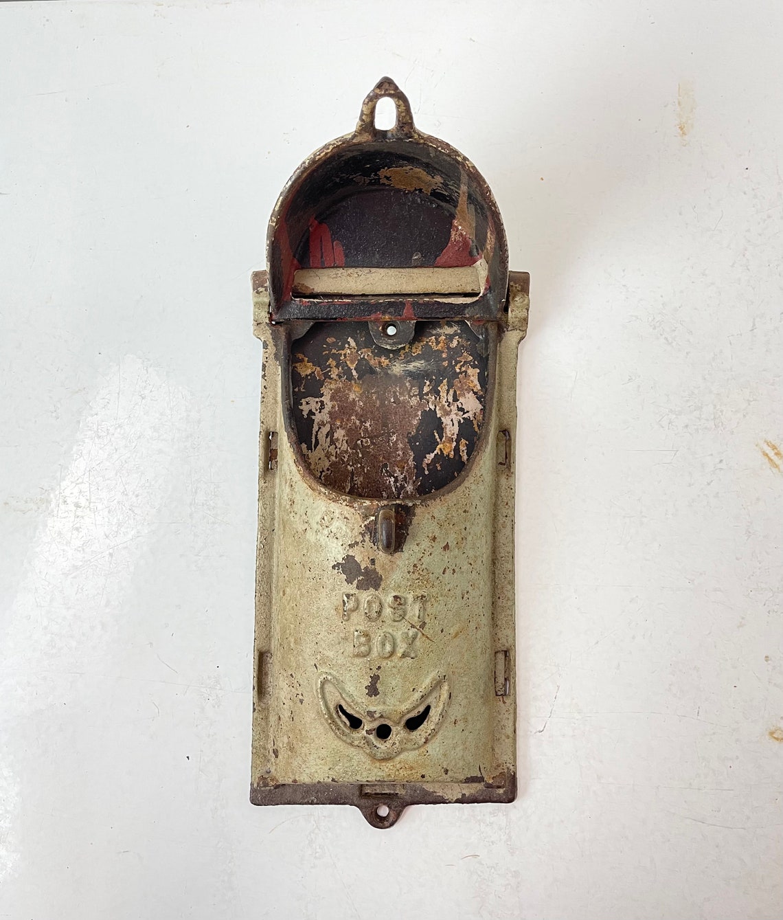 Antique Griswold Cast Iron Mailbox Apartment Mailbox Etsy