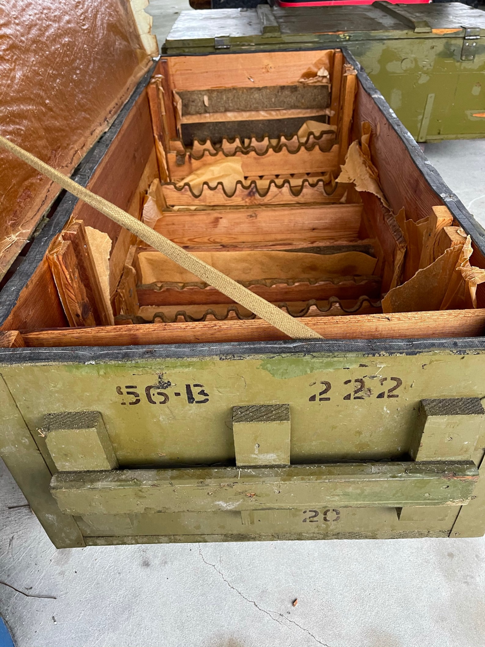 Antique WW2 Rifle Crate Large Rifle Crate Military Crate Etsy