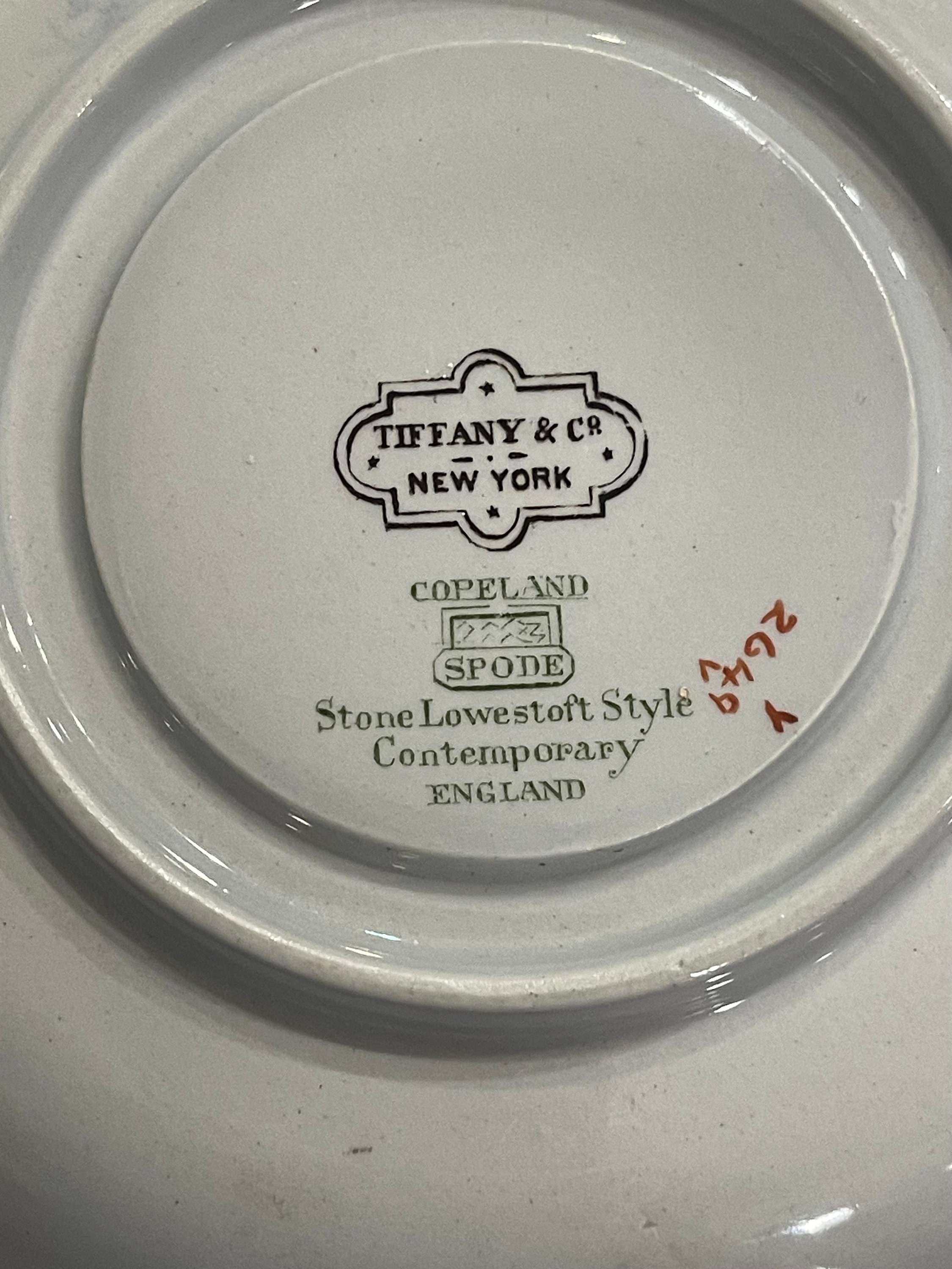 Tiffany and Co. Spode Teacup and Saucer Set, Gift, Collectible Tea