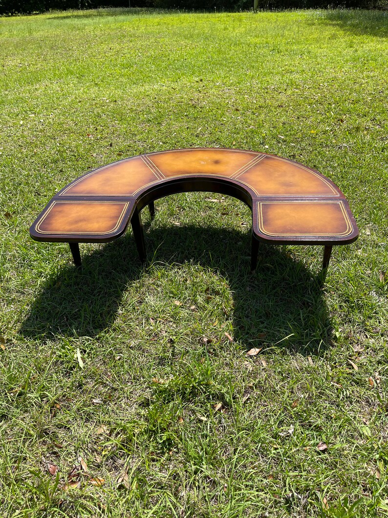 Stickley Coffee Table Leather Top Coffee Table Unique Etsy
