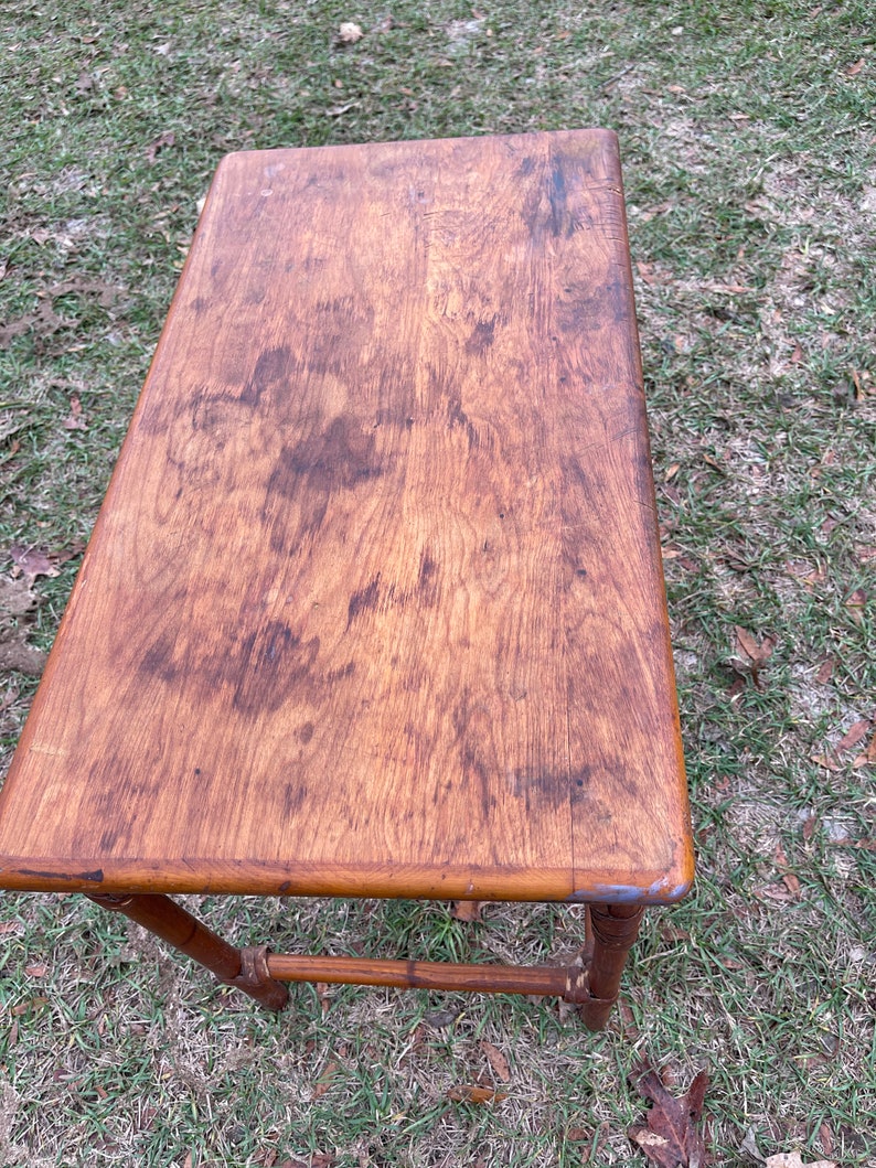 Heywood Wakefield Table Vintage Side Table Wood Table Etsy