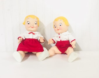 【USA vintage】Campbell Kids ぬいぐるみ The Campbell Kids Girl Cloth Doll キャンベルスープ