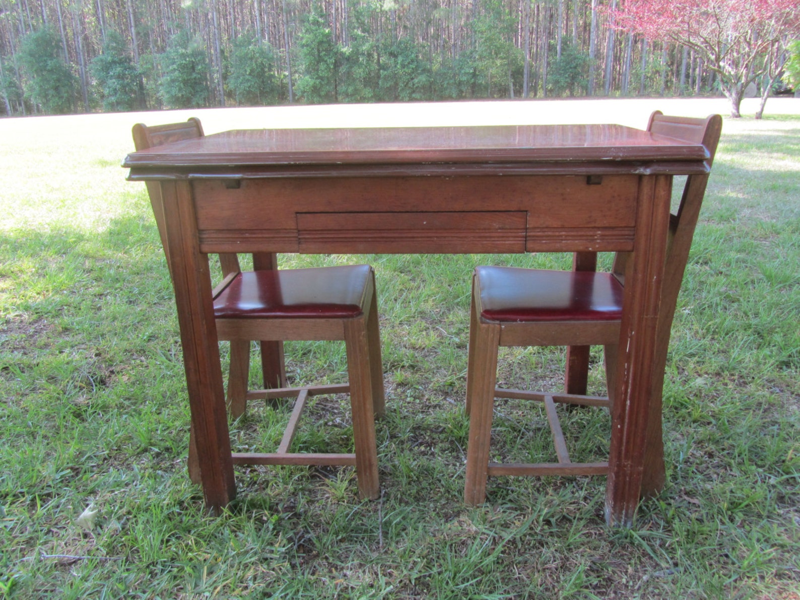 RESERVED Vintage Enamel Top Table Enamel Table 1940s kitchen Etsy