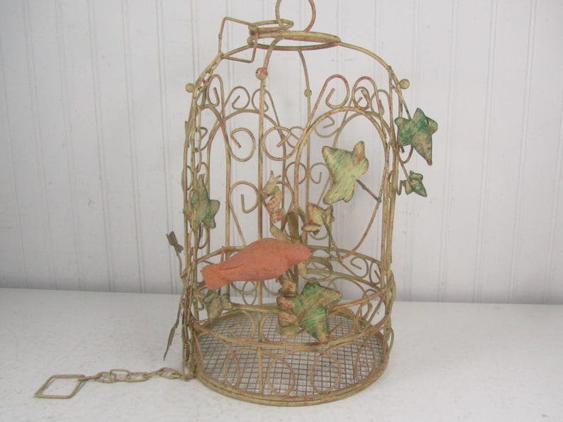 Vintage Birdcage , Metal Birdcage, Wedding Decor, Decorative Bird Cage ...