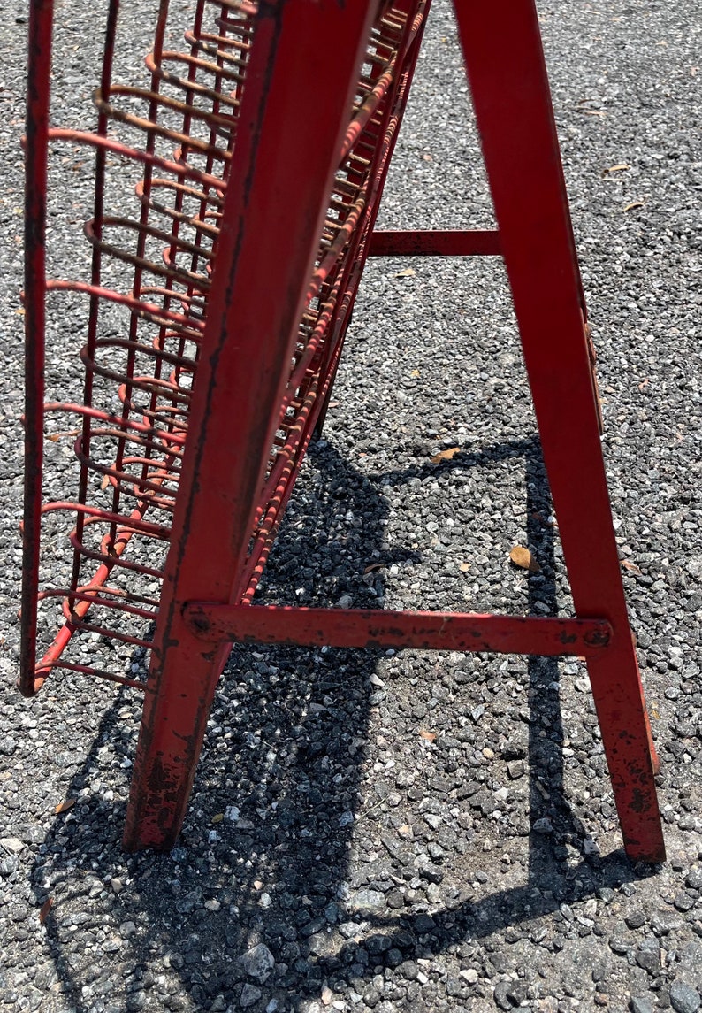 Coca Cola Bottle Holder Coke Collectible Bottle Return Rack Etsy