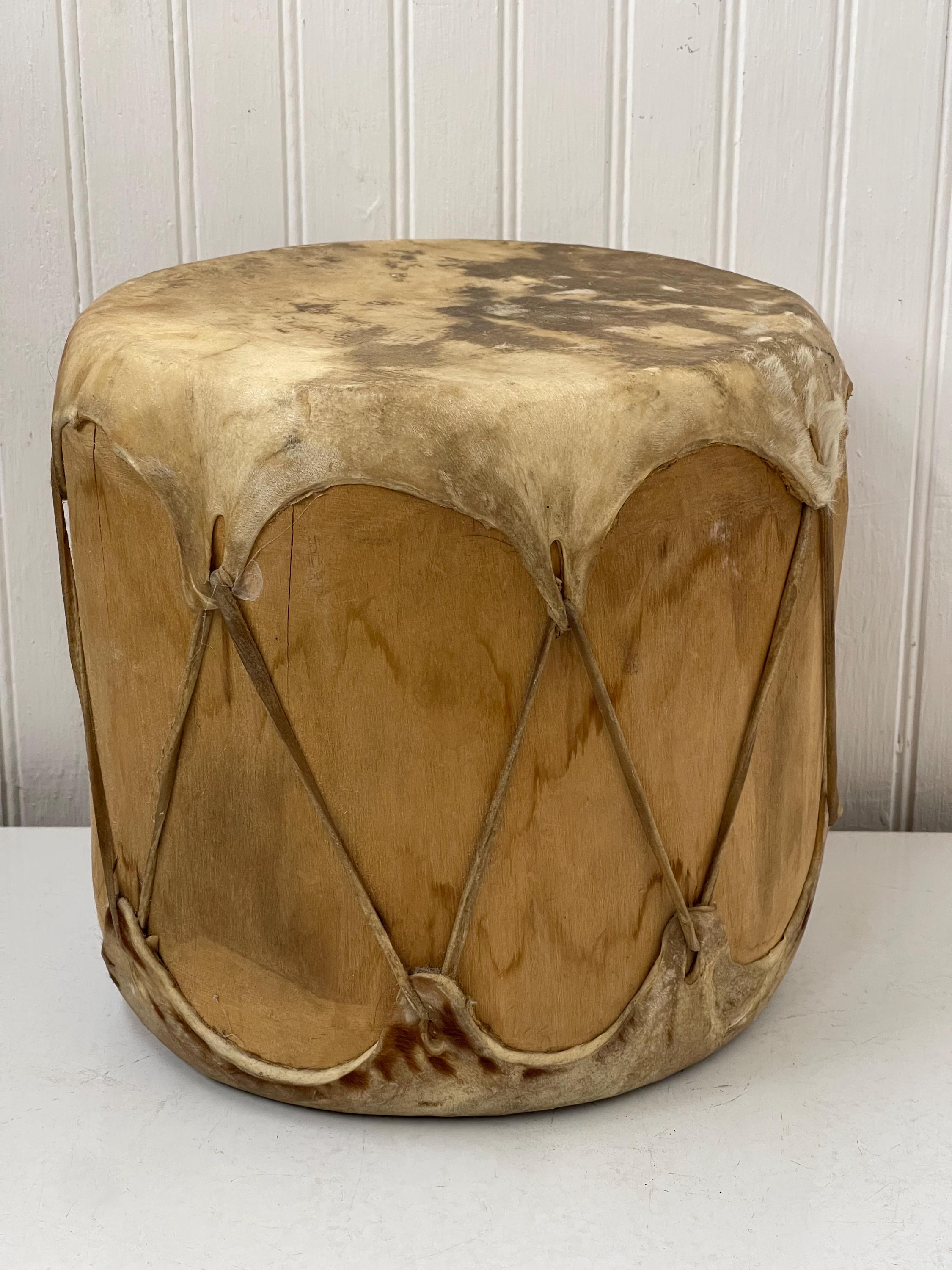 Vintage Native American Drum, Musical Instruments, Primitive Drum