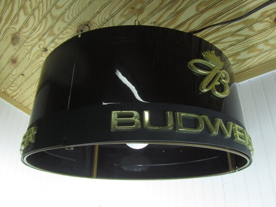 Vintage Budweiser Light, Vintage Sign, Lighted Beer Sign Vintage Budweiser Light, Vintage Sign, Lighted Beer Sign