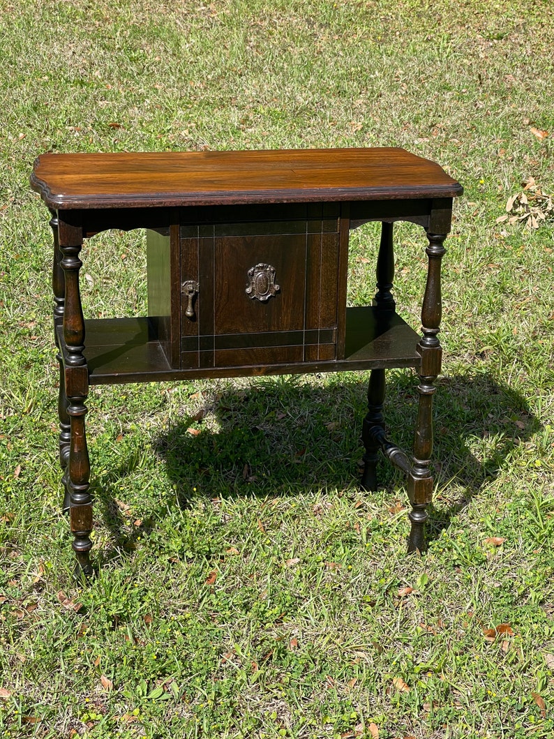 Antique Humidor Smoke Stand Entry Table Humidor Etsy