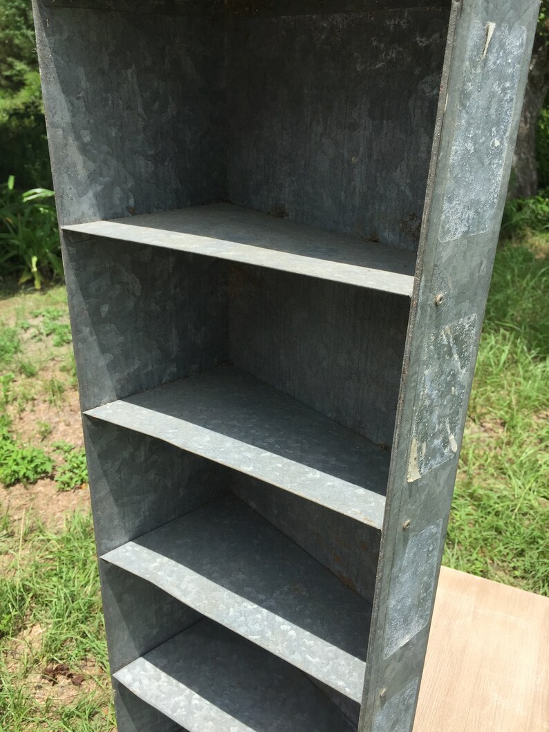 Industrial storage Metal cubbies wall hanging bins Etsy